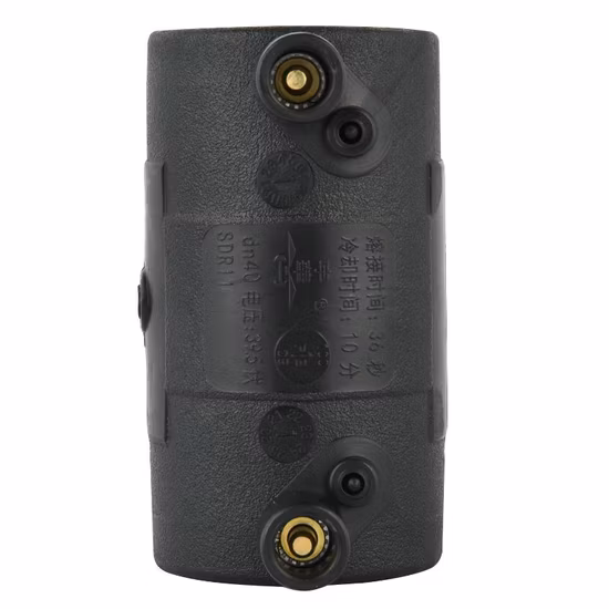 Electrofusion HDPE PE Pipe Fitting Electrofusion Coupling for PE100 Pn16 Pn10